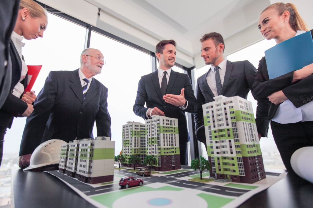 architect business team meeting scaled